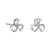 Pendientes Pequeños de Molino de Viento de Plata de Ley S925 para Mujer, Modernos, Sencillos, Estilo Literario, Ropa de Trabajo Diaria, Versátiles Elegantes, Pendientes para Perforación