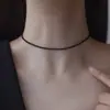 Popular Versátil Collar de Perlas 2025, Cadena para Clavícula Estilo Étnico de Nicho Personalizado, Lujo Ligero, Collar de Estilo Oscuro de Gama Alta