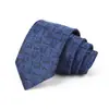 Gravata Masculina para Negócios, Banquete, Uso Casual, Gravata de Luxo, Estampa Jacquard de Seda Poliéster, Logo Bordado, Atacado Personalizado