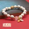 Pulsera Personalizada de Corazón Esmaltado Gris Fragante Sutra del Corazón Pulsera Original con Hebilla de Paz Joyería China al por Mayor Porcelana Gris Antigua de Beijing