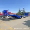 Ventas Transfronterizas de Remolques de Plataforma Baja para Transporte de Artículos Grandes, Semirremolques para Transporte de Maquinaria de Ingeniería, Semirremolques de Plataforma Baja para Transporte de Contenedores