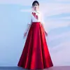 Vestido de Performance para Coro Feminino, Vestido Longo para Apresentações Estudantis, Apresentação, Competições de Recitação, Figurinos de Palco, Vestidos de Noite para Adultos e Idosos