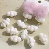 Colgante de Acrílico con Forma de Nube 3D Perforado Estilo Princesa Gordita Linda para Pendientes DIY para Mujer Accesorios