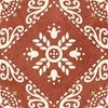 200 x 200 Marrón Rojo Caramelo Retro Azulejo Pequeño Casa de Huéspedes Baño Balcón Jardín Antideslizante Collage Azulejo de Piso