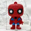 Llavero Colgante de Marvel Spider-Man Caja Ciega de Superhéroe Transfronterizo Figura Decoración Colgante Mini Juguete 3D