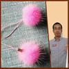 Fabricante de Bolas de Pelo de Visón Nueve Zorros Color Rojo Mixto Accesorios para Sombreros Cadena para Suéter Accesorios para Zapatos Accesorios para Pendientes Joyería DIY