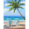 Fabricante Venta al por Mayor Nuevo DIY Paisaje Marino Serie Atardecer Pintura de Diamantes Mosaico 5D Diamante Punto de Cruz Hogar