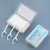 Fio dental limpeza interdental fio dental descartável embalagem independente fio dental superfino haste de fio dental caixa saco de fio dental fio dental atacado