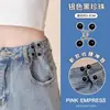 Herramienta de Ajuste de Cintura Elástica para Jeans Pin de Fijación de Cintura Desmontable para Pantalones Adelgazantes Accesorio de Cintura