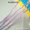 Atacado de fábrica alta qualidade cristal artificial ponta dupla 3~8 contas de diamante coloridas acessórios de cabelo acessórios de sapatos acessórios