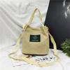 Bolso de mujer transfronterizo 2019 nuevo bolso de lona tipo clutch, monedero, bolso de hombro, bolso bandolera, entrega de una sola pieza