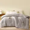 Colcha de Algodón de Xinjiang Clase A Colcha de Primavera y Otoño Colcha para Estudiantes Núcleo de Colcha Engrosado Cálida de Invierno Colcha de Aire Acondicionado Colcha de Cama Doble Universal para las Cuatro Estaciones