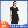 Vestido Profissional de Alta Qualidade para Mulheres, Novo Estilo de Verão, Roupas Elegantes para o Trabalho, Vestido para Conferência, Traje Formal, Uniforme de Trabalho para Recepção, Atacado