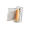 Molde para Rollo de Pastel Papel Absorbente de Aceite Papel Antiadherente Papel de Horno Grado Alimenticio Especial Rectangular Alfombrilla de Horno Papel Desechable