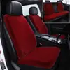 Almofada de Pelúcia para Assento de Carro de Inverno Peça Única Sem Encosto Almofada Espessa de Algodão Almofada Aquecida para Banco Dianteiro Almofada Quadrada Única