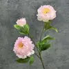 Nova Flor Artificial Hibisco Peônia Fantasia Layout de Cena de Casamento Decoração de Casa Ornamentos de Flores Artificiais Feitos à Mão Venda por Atacado