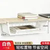 Cesta de armazenamento de ferro suspensa sob o armário para cozinha doméstica, prateleira de armazenamento multifuncional para o fundo do armário, atacado