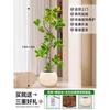 Forma de Hoja de Flor Árbol de Caucho Baniano Dorado Sala de Estar Planta Verde Baniano Rico Interior Oficina Planta Verde Planta Grande en Maceta