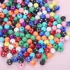 Cuentas del Alfabeto Inglés Hechas a Mano Sueltas Pulsera Collar Cadena de Teléfono Móvil Colgante Pulsera Accesorios de Joyería DIY