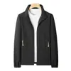 Chaqueta Softshell Fina para Exteriores para Grupo Ropa de Trabajo Personalizada Impermeable Cuello Alto de Negocios Chaqueta de Trabajo Estampar LOGOTIPO