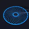 Rede de Pesca Frisbee Estilo Americano Rede Lançada à Mão Rede de Pesca Automática Rede Fácil de Lançar Rede Giratória Atacado