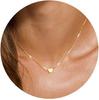 Collar Amor Dorado 2024 Nuevo Explosiones Color-libre Cadena Collar Francés Simple Estilo Frío Cadena Clavícula para Diario Mujer