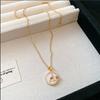 Collar de borla de perlas barrocas con forma de gota de agua, moda, temperamento, alto sentido, cadena para la clavícula, collar vintage francés al por mayor para mujer