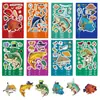 8 Adesivos de Montagem de Pesca, Desenho Animado Fofo Criativo Manual DIY, Celular Caderno, Decoração de Copo d'Água Adesivos à Prova d'Água