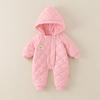 Roupas de Engatinhar Outono e Inverno para Recém-Nascidos, Roupas Finas de Algodão, Macacão Acolchoado Espesso para Bebê, Roupas de Algodão, Transfronteiriço