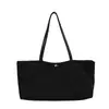 Bolsa de ombro minimalista em lona, bolsa de mão casual para mulheres, bolsa tote de grande capacidade para o dia a dia, novo modelo de verão 2026