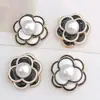 Acessórios para Capa de Celular DIY Estilo Chanel com Pérolas e Camélias, Decorações de Flores de Pérola Gotejantes para Sapato Clog