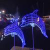 Oso LED Celebridad de Internet Oso Navideño Iluminación Exterior Lámpara de Modelado Animal Exterior Paisaje Iluminación Luminosa Lámpara de Estilo