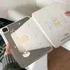 Ins Miffy louça é adequada para capa protetora de tablet iPadmini air6/7/8 anti-queda rotativa com slot para caneta Pro