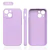 Funda de color borde recto para teléfono para Apple 14pro estilo celebridad de Internet ins resistente a caídas color sólido 15 funda protectora aplicable venta al por mayor de fábrica