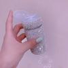 Caixa de subembalagem cosmética feminina com incrustação de diamantes Tipo prensa nova maquiagem leve de luxo removedor de maquiagem Caixa de subembalagem de tônico alto valor de cor