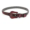 Cinto Transfronteiriço Amazon Cravejado de Diamantes Cinto Feminino Diamante de Água Acrílico Punk Ninho Perolado Y2K Cinto Feminino