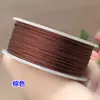 No. 72 Hilos de Jade Resistentes al Desgaste, Reforzados y Encriptados, de 0.8 mm, Cordón de Hilo de Colores Más Vendido para Tejer Collares de Cristal, Cuerda Roja, Materiales DIY