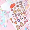 Calcomanías de Vestir para Niños y Niñas Juguetes Hermosas Calcomanías de Maquillaje de Princesa Maquillaje de Personaje de Estilo Antiguo de Dibujos Animados Libro de Calcomanías DIY