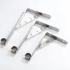 Haste de Secagem de Roupas Montada na Lateral de Aço Inoxidável Suporte Triangular para Varanda Parede Externa Instalação Fixa Fora da Janela de Sacada Haste Única Haste Dupla Suporte Triangular