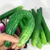 PU simulação longo pepino berinjela modelo espuma legumes frutas ingredientes alimentares ornamentos decorativos filme e televisão adereços de tiro