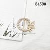 Aleación Estilo Coreano Hebilla Multifuncional Hebilla de Cinturón Hebilla para Ropa Accesorios Decorativos de Perlas y Pedrería Hebilla Anudada en Esquina
