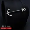 Pisacorbatas para Hombre Estilo Coreano Oro Plata Negro Pisacorbatas Negocios Formal Boda Simple Seguridad Pisacorbatas