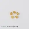 Cor Dourado Brilhante Liga Preserva Cor Contas Espaçadoras Conector Artesanal DIY Pulseira Colar Pingente Material para Joias Acessórios Atacado