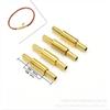 Hebilla para joyería DIY acero inoxidable chapado al vacío oro hebilla para pulsera hebilla de tornillo con palabra accesorios para cuerda de mano hebilla al por mayor