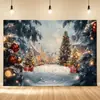 Tela de Fondo Navideña de Amazon, Tela Decorativa con Impresión Digital para Montaje de Fiestas, Tela de Pared para Restaurante, Tela Colgante al por Mayor