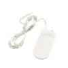 Guirnalda de luces LED 3 colores parpadeantes alambre de cobre guirnalda de luces vacaciones Día de San Valentín decoración de caja de regalo de flores luz de ambiente de caja blanca pequeña
