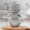 Vaso de Vidro Sódio-Cálcio Atacado Transfronteiriço, Pote de Vidro para Armazenamento, Decoração de Sala de Estar em Formato de Cabaça Estilo Chinês, Vaso para Flores Hidropônicas