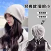 Bufanda Caliente Venta Directa de Fábrica Estilo Coreano Color Sólido para Mujer Otoño e Invierno 2025 Nueva Bufanda de Lana Tejida