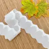 Fabricante de Renda para Bordado com Linha de Algodão Solúvel em Água, Tecido de Algodão Penteado para Roupas Infantis Saias, Renda para Decoração de Casa