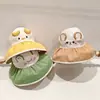 Sombrero de Protección Solar para Niños Primavera y Verano Sombrero de Protección UV para Niños y Niñas con Ala Ancha Animales de Dibujos Animados Sombrero Solar Delgado para Bebés